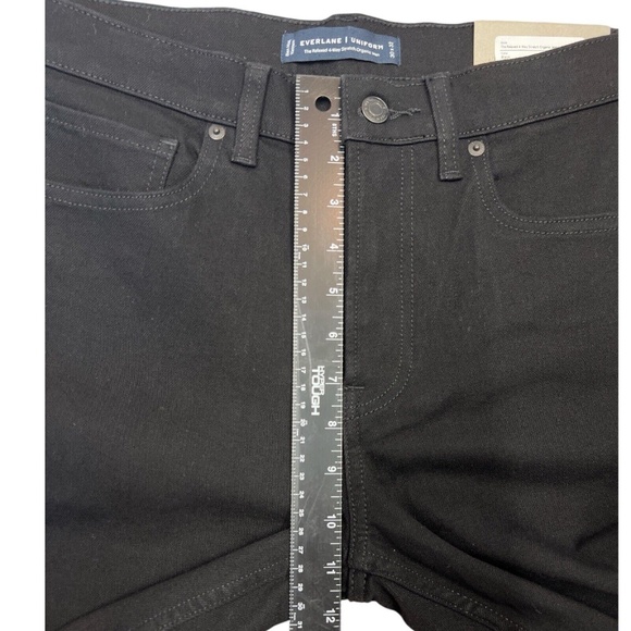 Everlane Uniform Jean The Relaxed 4 Way Stretch Organic Cotton Denim Black 30x32 - Picture 6 of 13